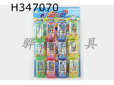 H347070 - 12 transparent mobile phone water machine hanging boards