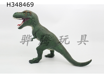 H348469 - Voice enamel Cotton Filled standing green Tyrannosaurus Rex
