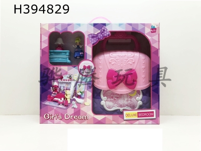 H394829 - Luxury Girl Bedroom (with 1 doll)