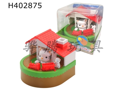 H402875 - Cat and mouse piggy bank