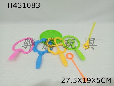 H431083 - Set of 7 bubble blowing tools for small bubble dish