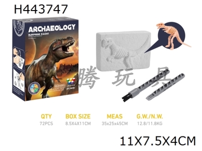 H443747 - Archaeological dinosaur small dinosaur fossil explosion Wang Long