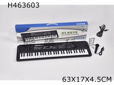 H463603 - 61-key keyboard with microphone /USB cable.