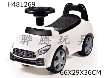 H481269 - Cartoon stroller (Music steering wheel) (new imitation Mercedes Benz product)