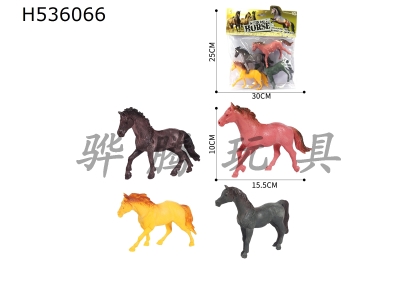 H536066 - 4 horses