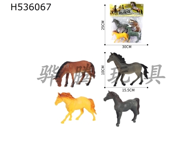 H536067 - 4 horses