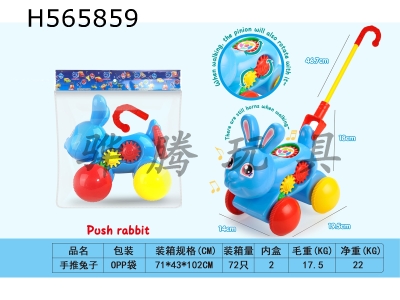 H565859 - Push the rabbit by hand
