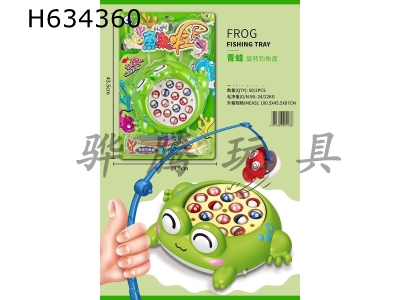 H634360 - Frog spinning fishing plate