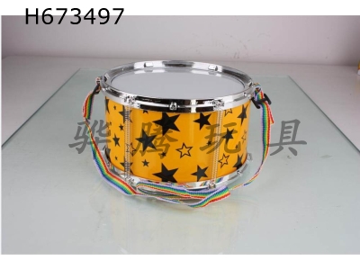 H673497 - Black and yellow 2-color jazz drum 9 inch