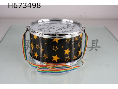 H673498 - Black and yellow 2-color jazz drum 9 inch