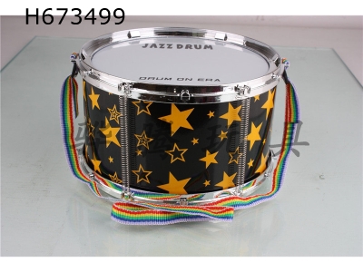 H673499 - Black and yellow 2-color jazz drum 9 inch