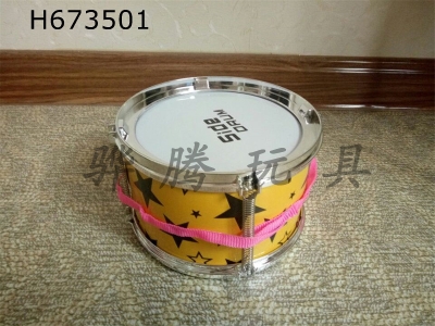H673501 - Black and yellow 2-color jazz drum 6 inch