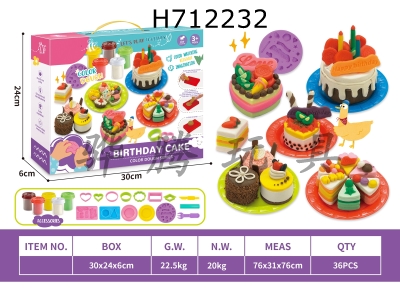 H712232 - Birthday cake pudding