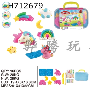 H712679 - Unicorn series colored clay