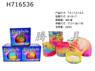 H716536 - Taiwan colored geometric pattern rainbow circle