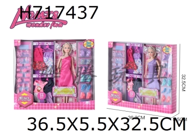 H717437 - 11 inch Barbie 35 piece set replacement series