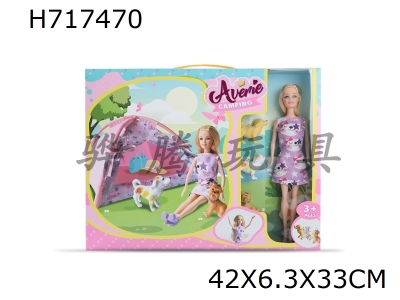 H717470 - 11 inch Barbie tent (blind box packaging)