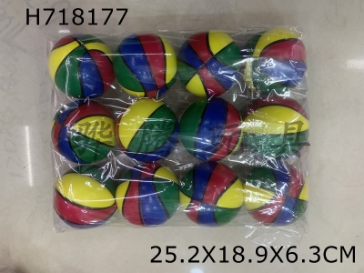 H718177 - 12 pieces of 6.3cm PU balls