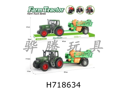H718634 - Solid color inertia farmers truck towing spray