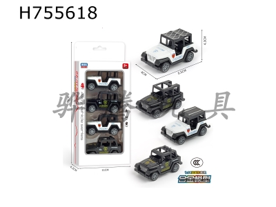 H755618 - Police (Warrior) 4 pieces/box