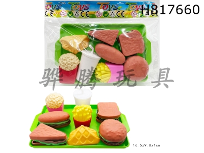H817660 - 9pcs Western style food
