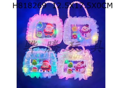H818269 - Christmas luminous lace handbag/mixed color design