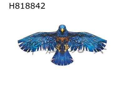 H818842 - 1.5 meter blue wide feathered eagle kite wiring