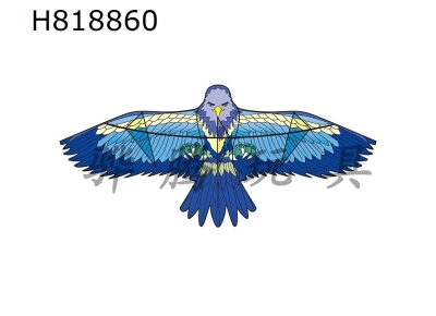 H818860 - 1.8-meter blue flat eagle kite wiring