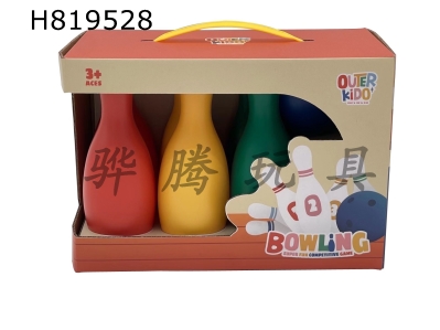 H819528 - 7-inch bowling ball with three colors/no film