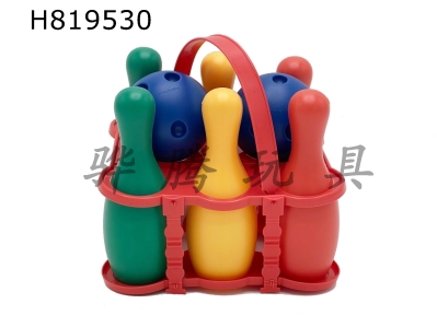 H819530 - 7-inch bowling ball with three colors/no film