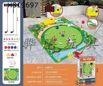 H819697 - Golf music mat (3 No. 5 batteries without package)