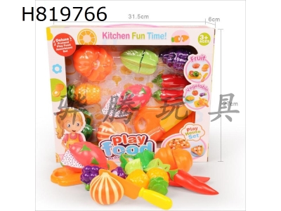 H819766 - Fruits and vegetables play at home with joyful toys