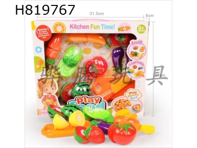 H819767 - Fruits and vegetables play at home with joyful toys