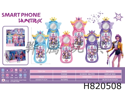 H820508 - Puzzle Early Education Mobile Magic Wand Witch Squad English Version (12PCS)