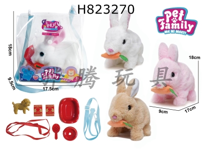 H823270 - Electric&nbsp;plush&nbsp;walking&nbsp;rabbit&nbsp;biting&nbsp;radish+small&nbsp;accessories&nbsp;2
