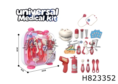H823352 - Cartoon&nbsp;Puzzle&nbsp;Cartoon&nbsp;Puzzle&nbsp;Red&nbsp;Medical&nbsp;and&nbsp;Dental&nbsp;Equipment&nbsp;Suitcase&nbsp;Playing&nbsp;Home&nbsp;Toy
