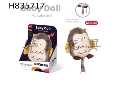 H835717 - Baby&nbsp;Soothing&nbsp;Music&nbsp;Pulling&nbsp;Bell&nbsp;(Owl&nbsp;Doll)