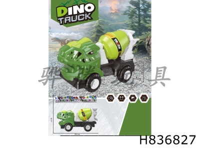 H836827 - Sliding&nbsp;dinosaur&nbsp;mixer&nbsp;truck