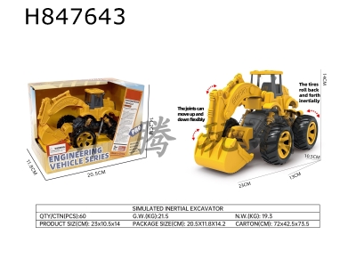 H847643 - Inertial&nbsp;engineering&nbsp;excavator