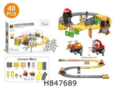 H847689 - 40pcs&nbsp;magnetic&nbsp;plates&nbsp;for&nbsp;engineering&nbsp;rail&nbsp;cars&nbsp;(with&nbsp;only&nbsp;one&nbsp;car)